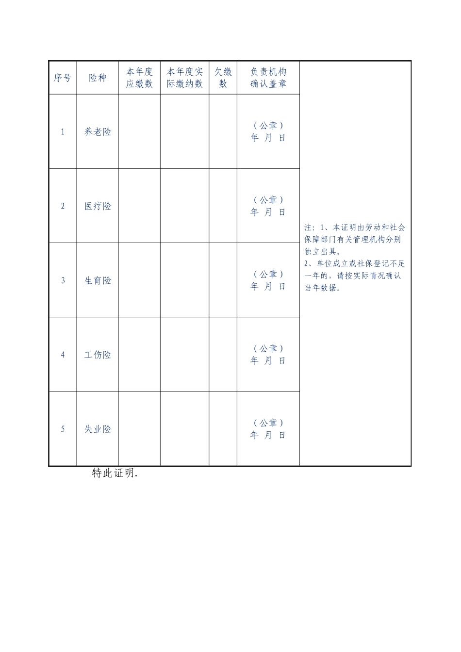 依法缴纳税收和社会保障资金的良好记录证明文件范文_第2页