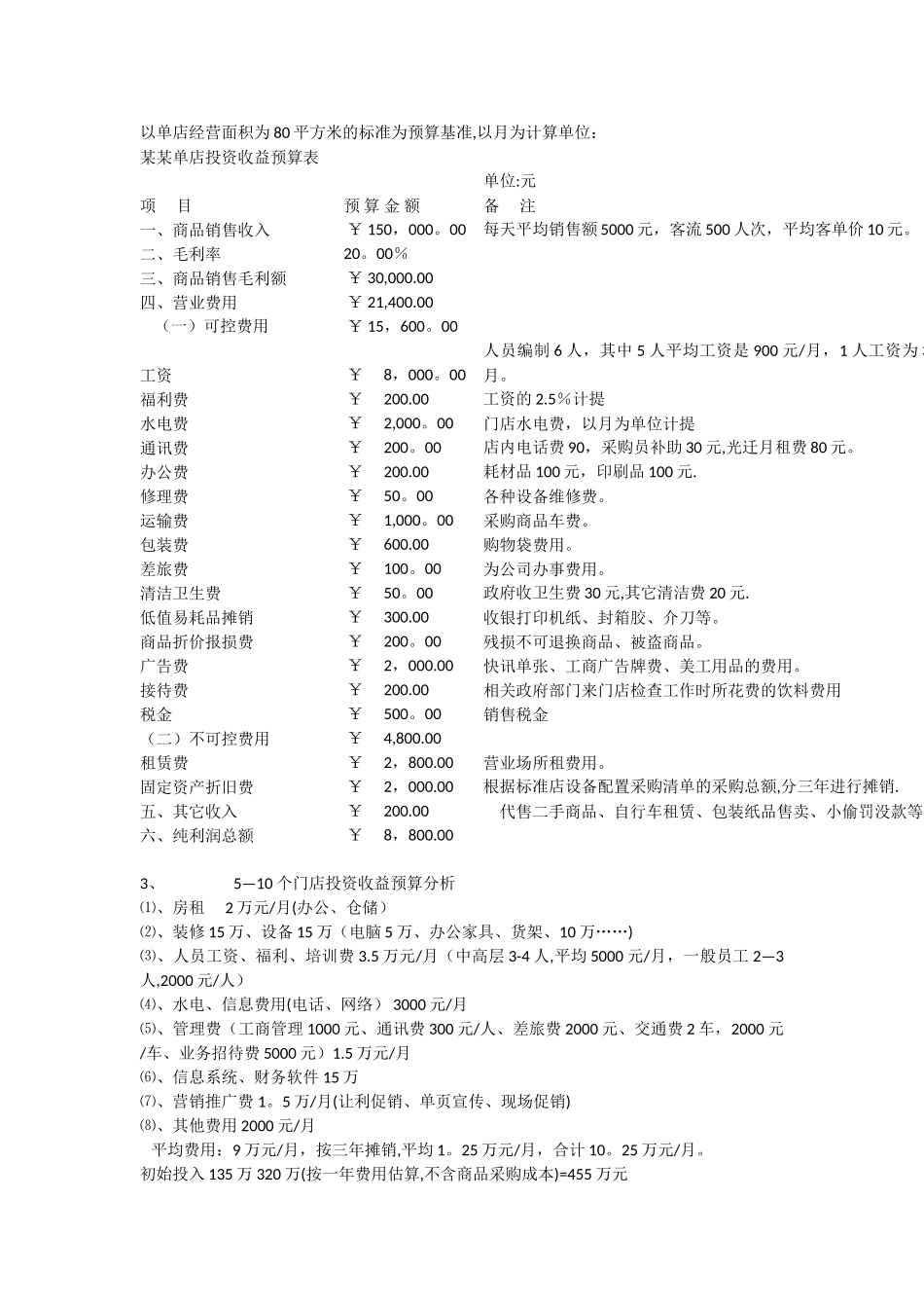 便利店费用计划书_第3页