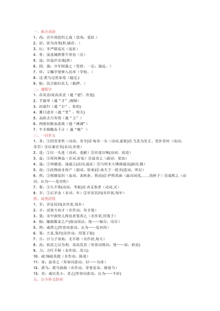 促织文言文知识点整理