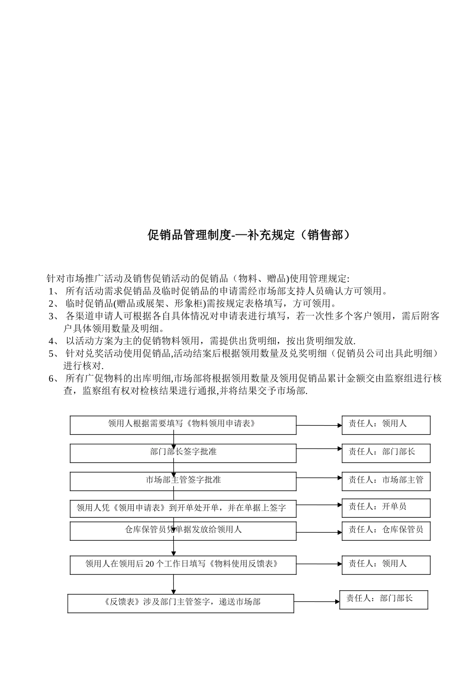 促销品管理制度_第3页