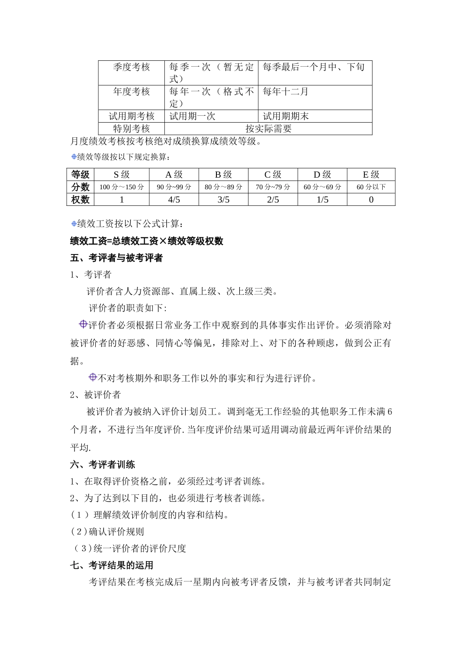 保安员绩效考评方案_第2页