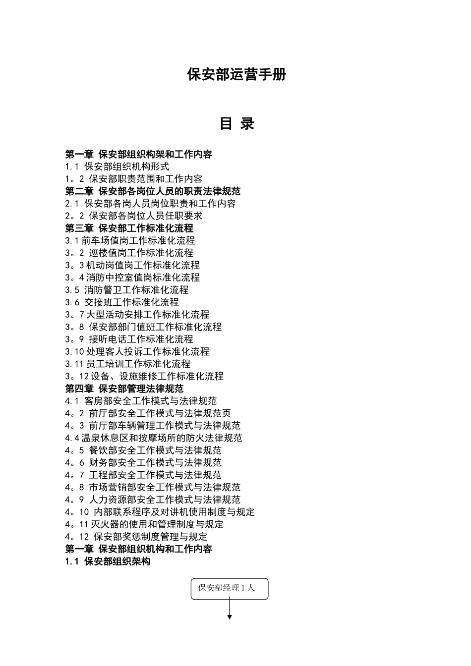 保安部运营手册_第1页