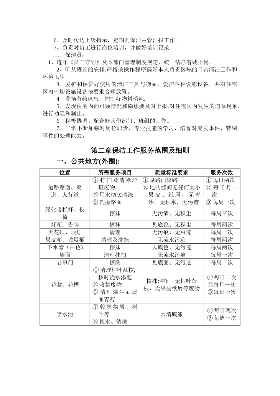 保洁人员工作手册_第2页