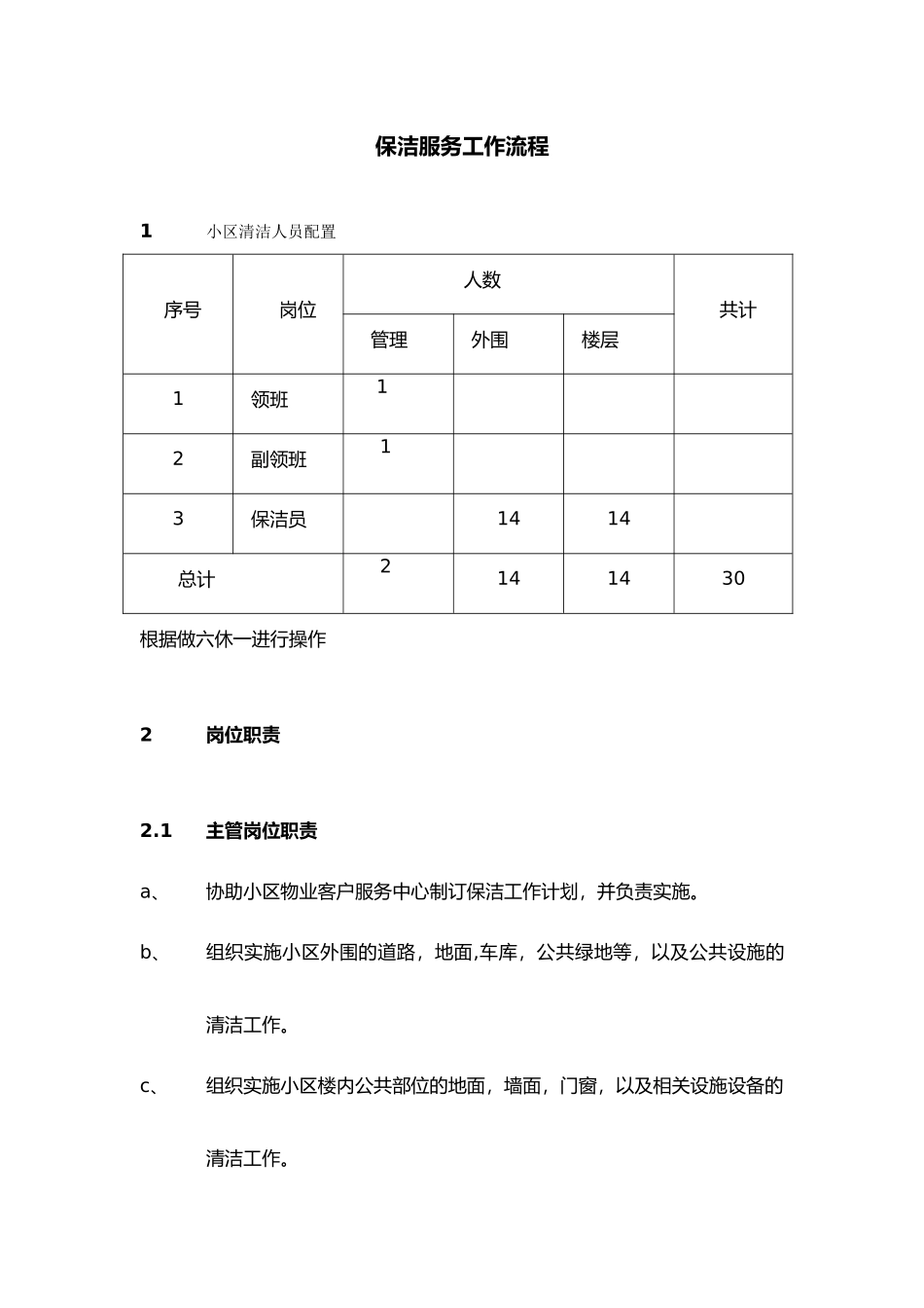 保洁服务工作流程26268_第1页