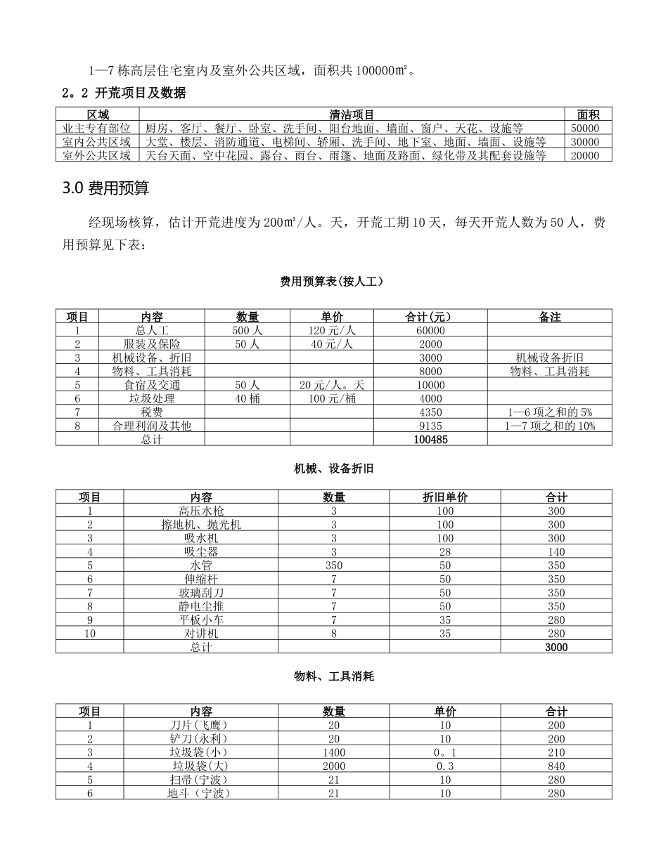 保洁部开荒方案_第3页