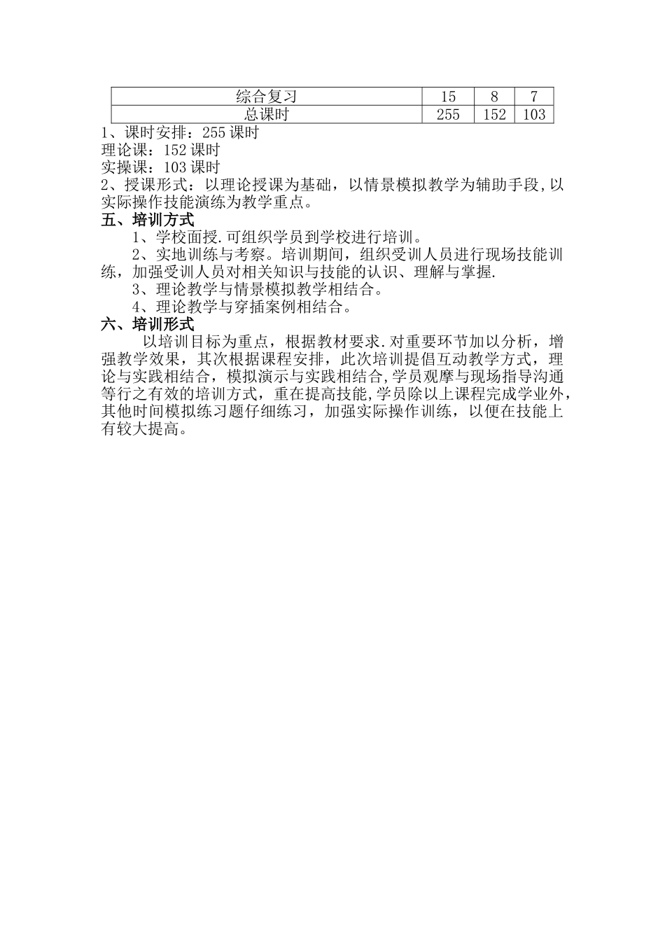 保育员培训教学计划_第3页