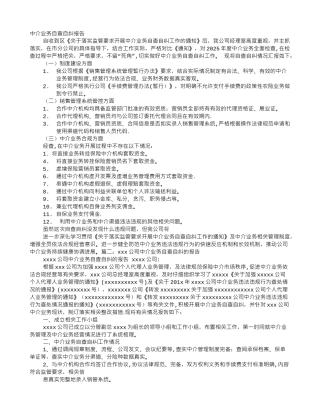 保险中介自查整改报告