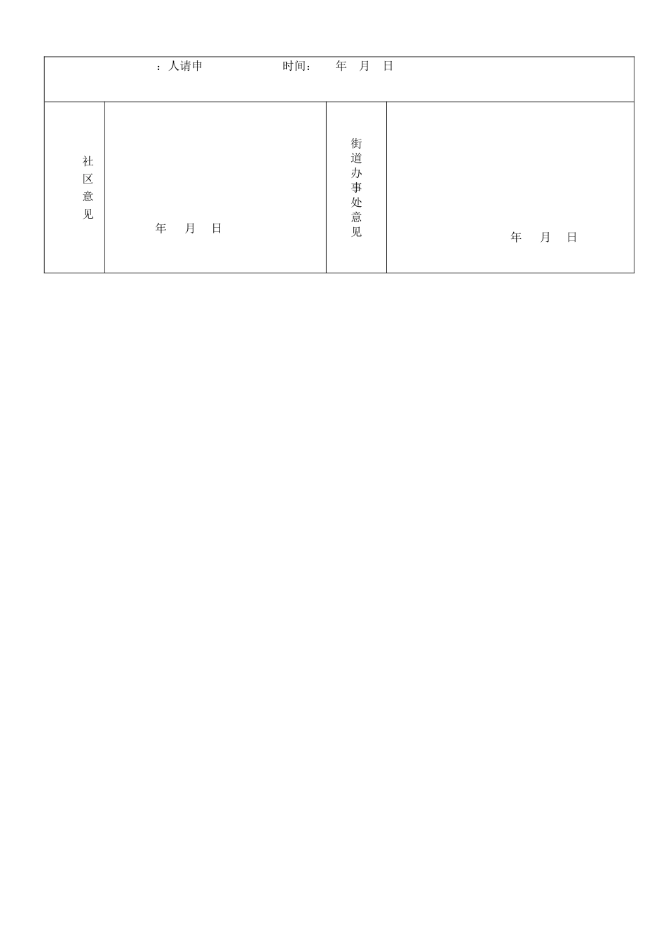 保障住房申请表样表_第2页