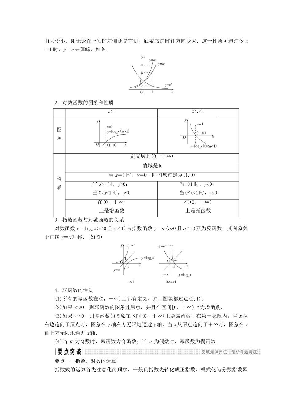 高中数学 第二章 基本初等函数（Ⅰ）章末复习课学案 新人教A版必修1-新人教A版高一必修1数学学案_第2页