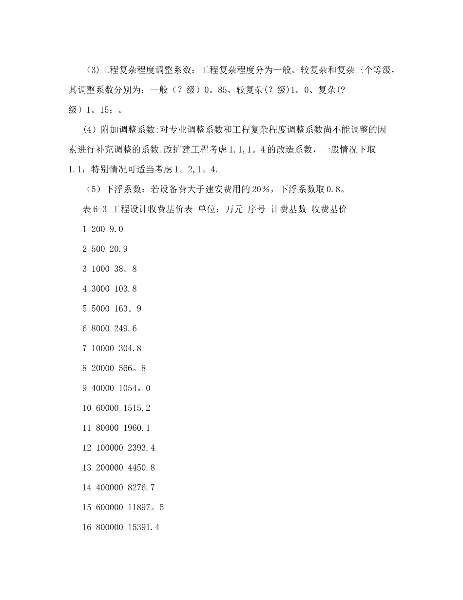 信息化工程其他费用取费标准、计算规则_第3页