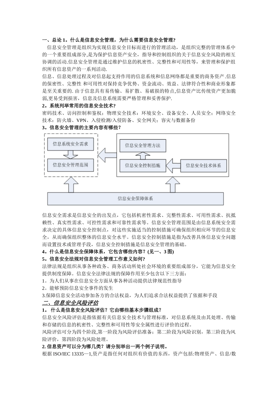 信息安全体系整理_第1页