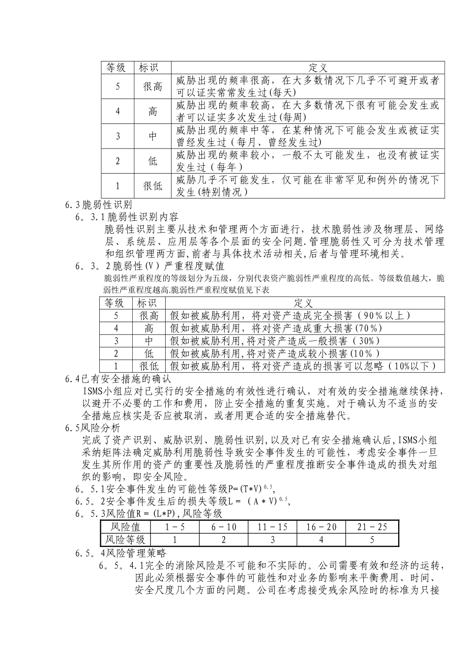 信息安全管理制度附件：信息安全风险评估管理程序_第3页