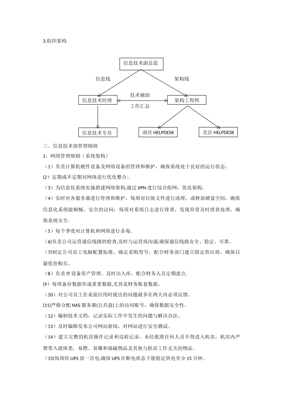 信息技术部管理制度和岗位职责_第3页
