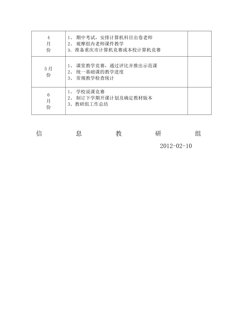 信息教研组工作计划_第2页
