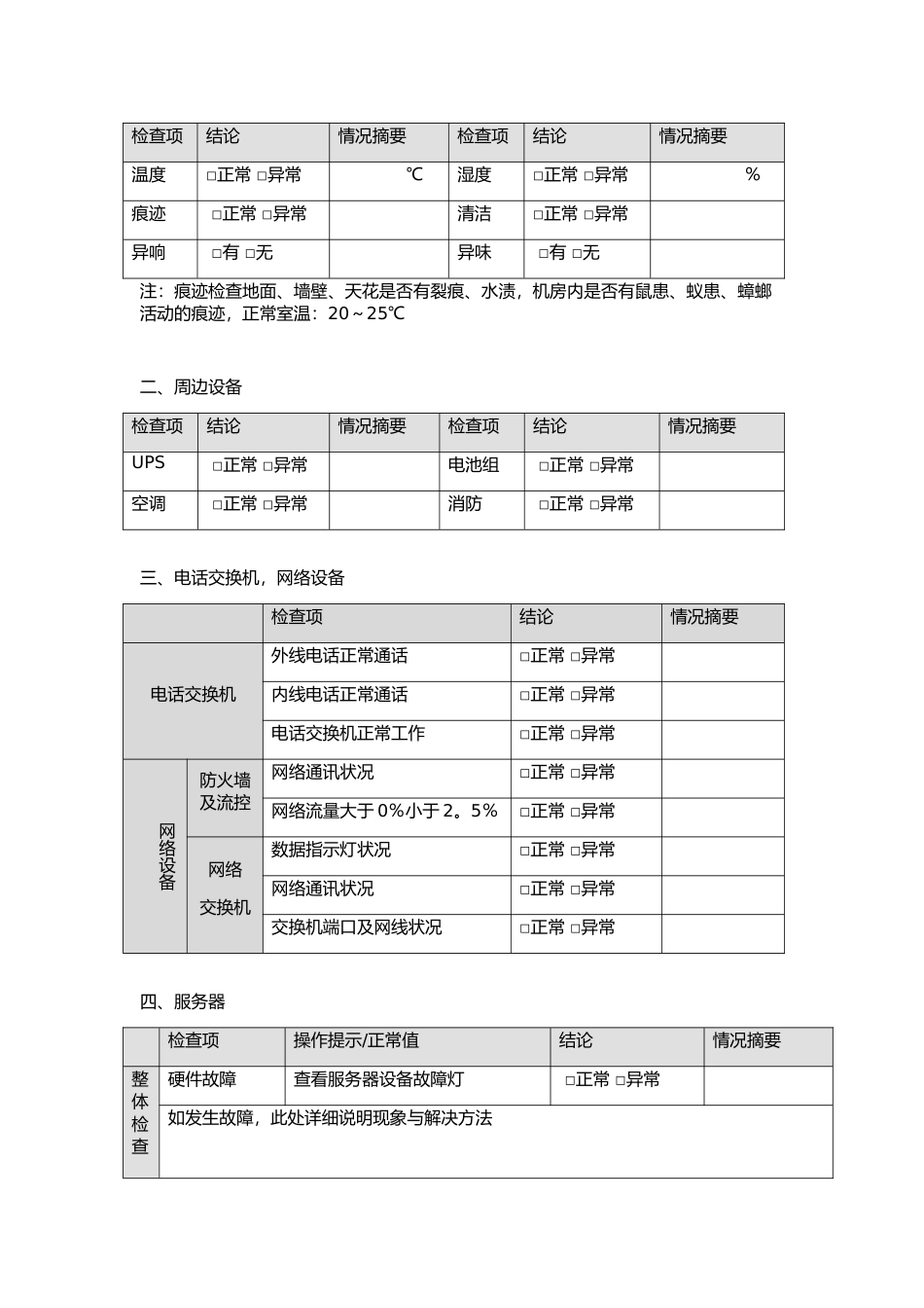 信息科机房巡检管理制度_第2页