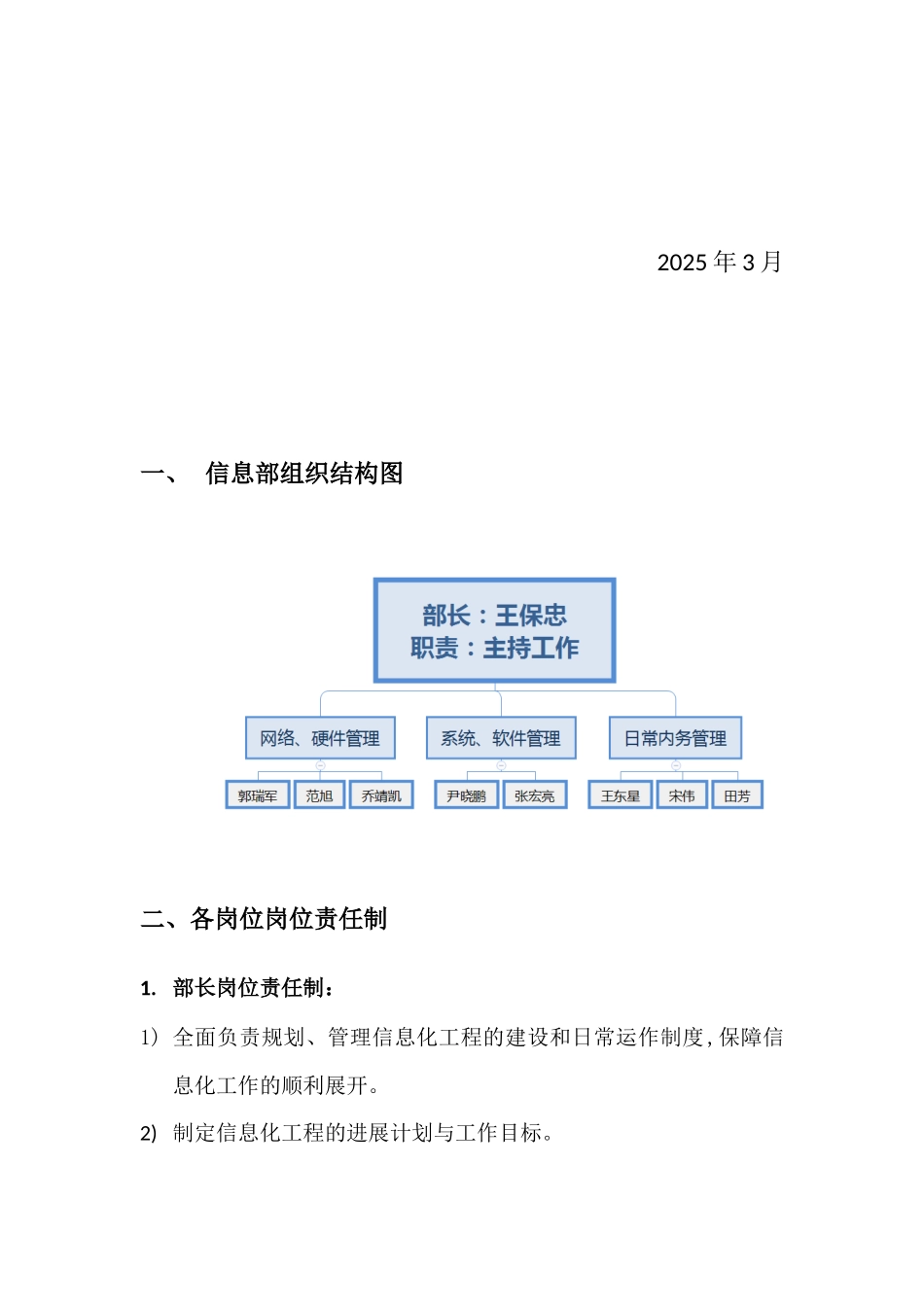 信息部岗位责任制_第2页