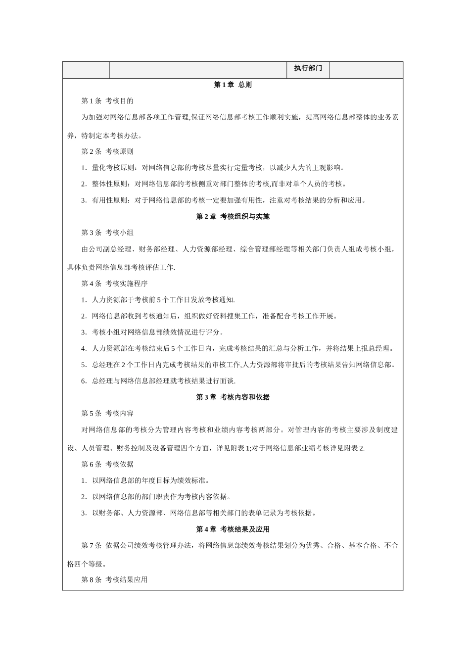 信息部绩效考核量化管理_第3页