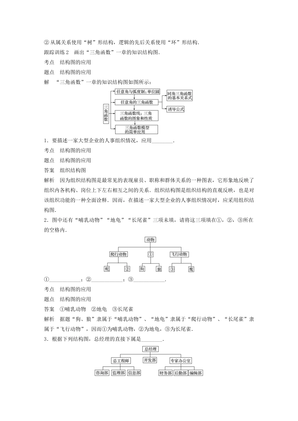 高中数学 第四章 框图 4.2 结构图学案 苏教版选修1-2-苏教版高二选修1-2数学学案_第3页