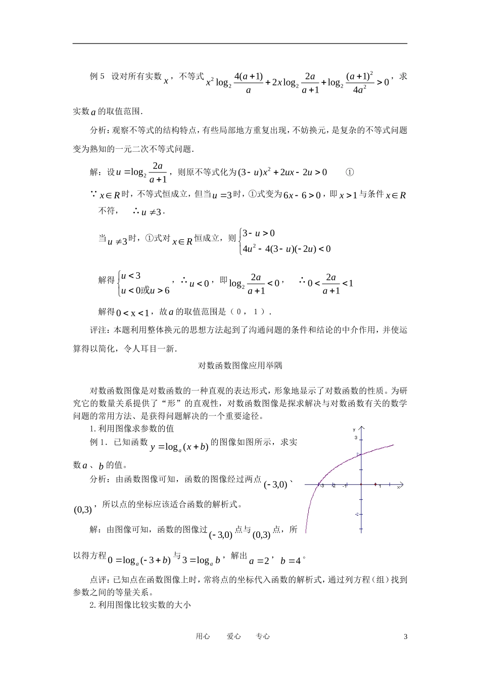 高中数学《对数函数》文字素材3 苏教版必修1_第3页