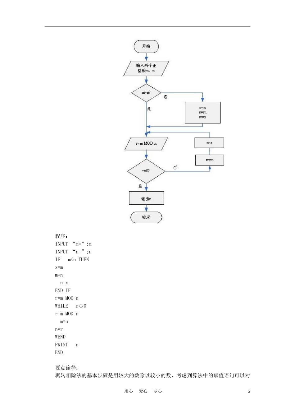高中数学《中国古代算法案例》学案2 新人教B版必修3_第2页