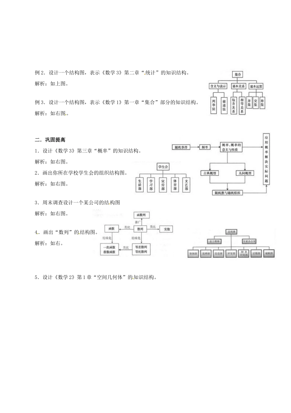 高中数学《第四章 框图》（2个小节）章节学案 新人教A版选修1-2_第3页