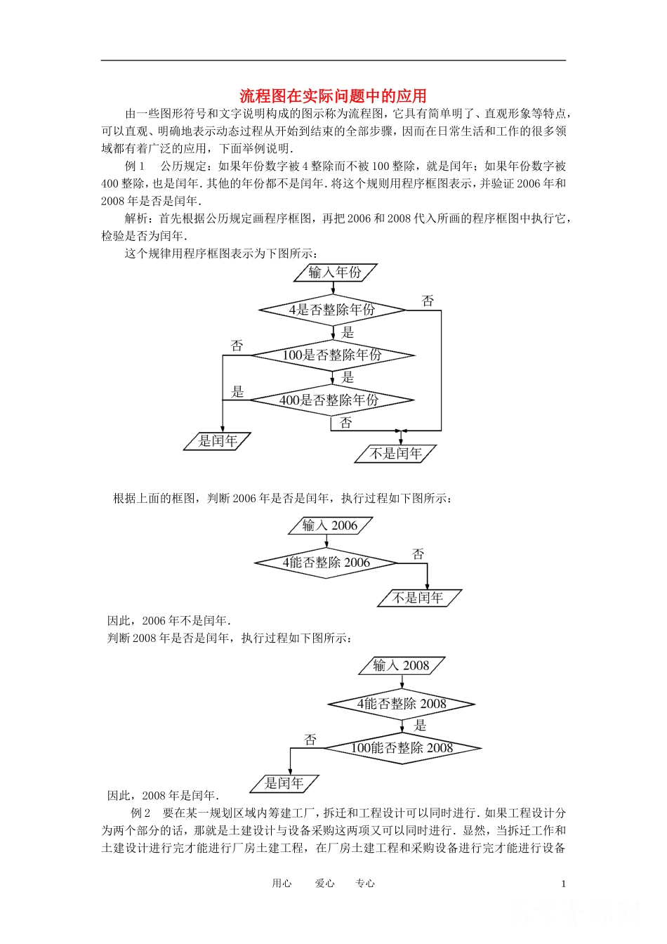 高中数学《流程图》文字素材4 新人教A版选修1-2_第1页