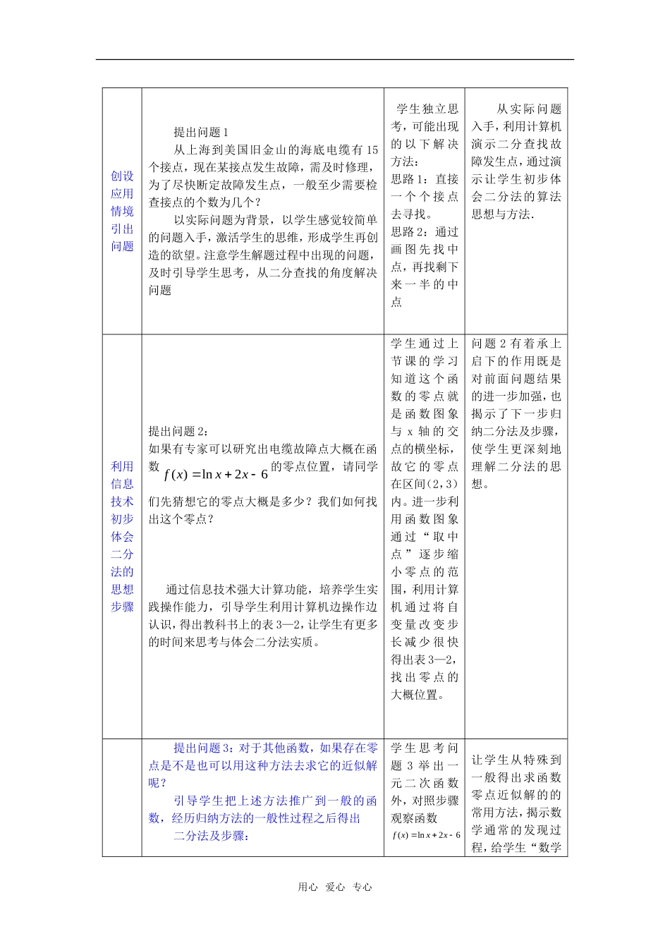 高中数学《求函数零点近似解的一种计算方法—二分法》素材1 新人教B版必修1_第2页