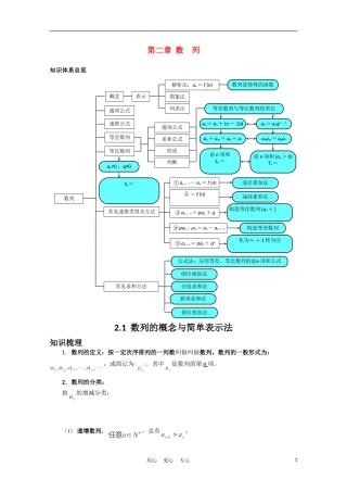 高中数学《数列的概念》学案16 北师大版必修5