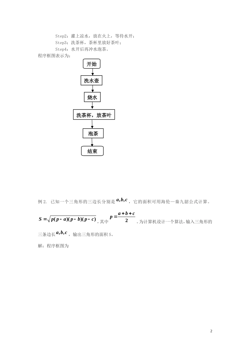 高中数学《顺序结构、条件结构1》素材1 新人教B版必修3_第2页