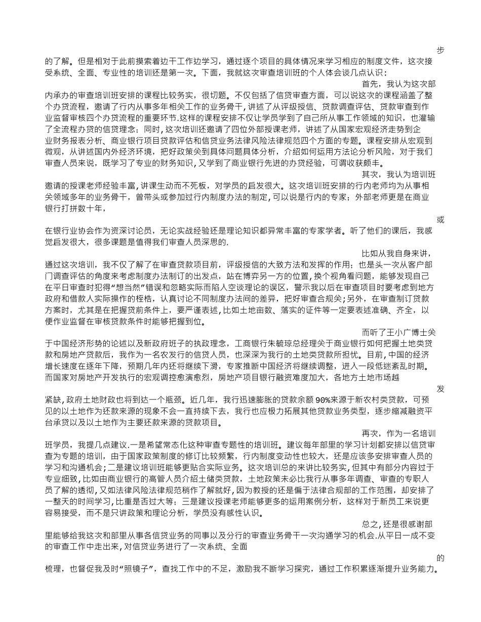 信贷审批心得体会_第2页