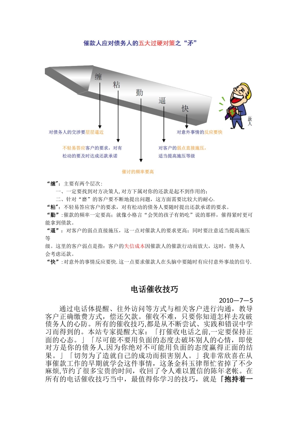 信贷电话催收话术网上整理_第2页