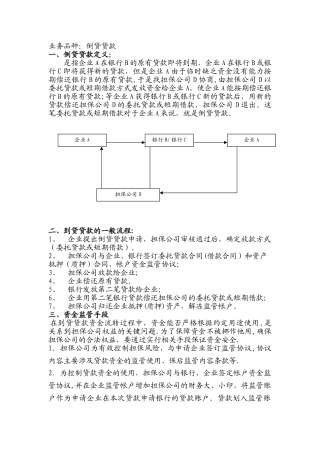 倒贷贷款操作流程