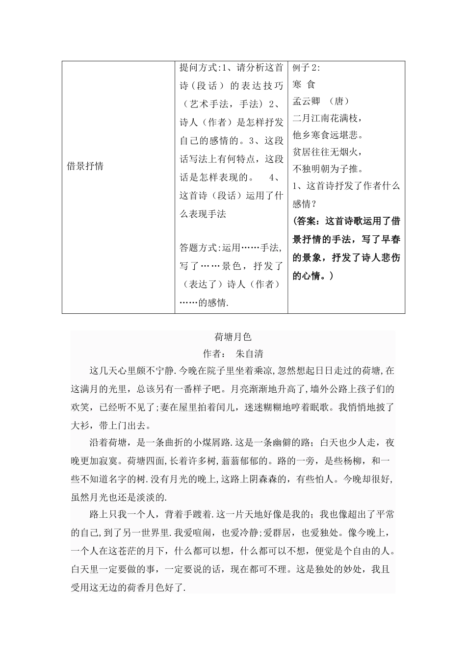 借景抒情专项指导_第2页