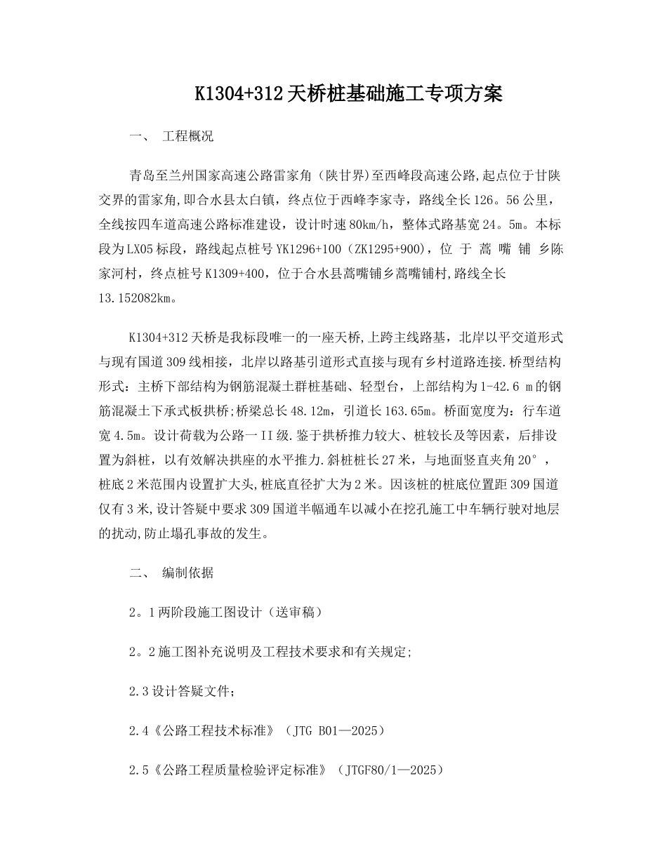 倾斜桩基础施工专项方案实例_第1页