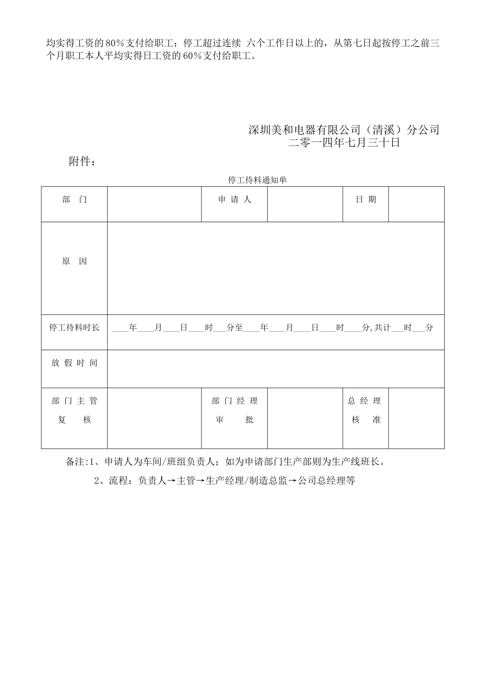 停工待料管理制度_第3页