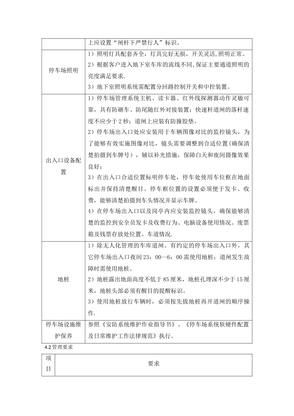 停车场管理作业指导书_第3页