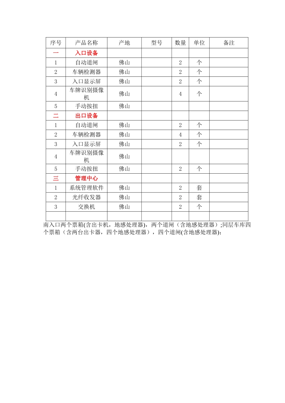 停车场系统维保方案_第3页