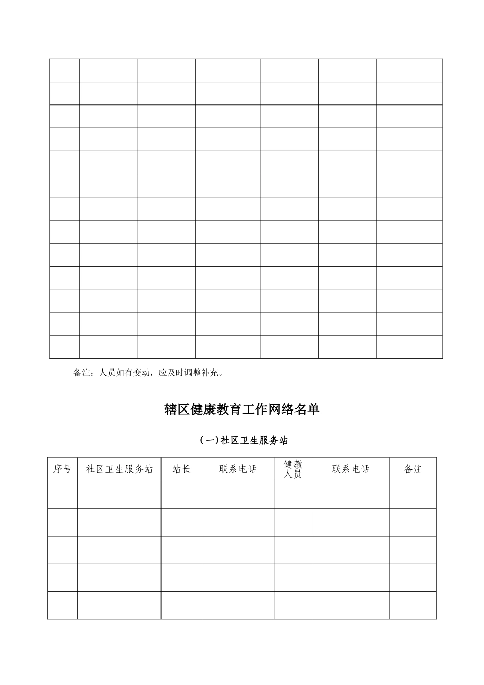 健康教育工作日常记录表_第3页