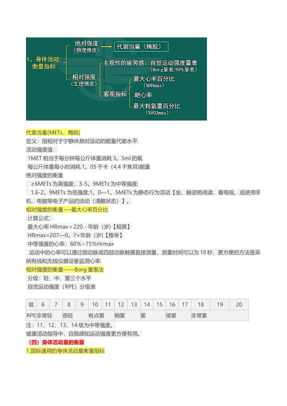 健康管理师第八章-身体活动基本知识_第3页