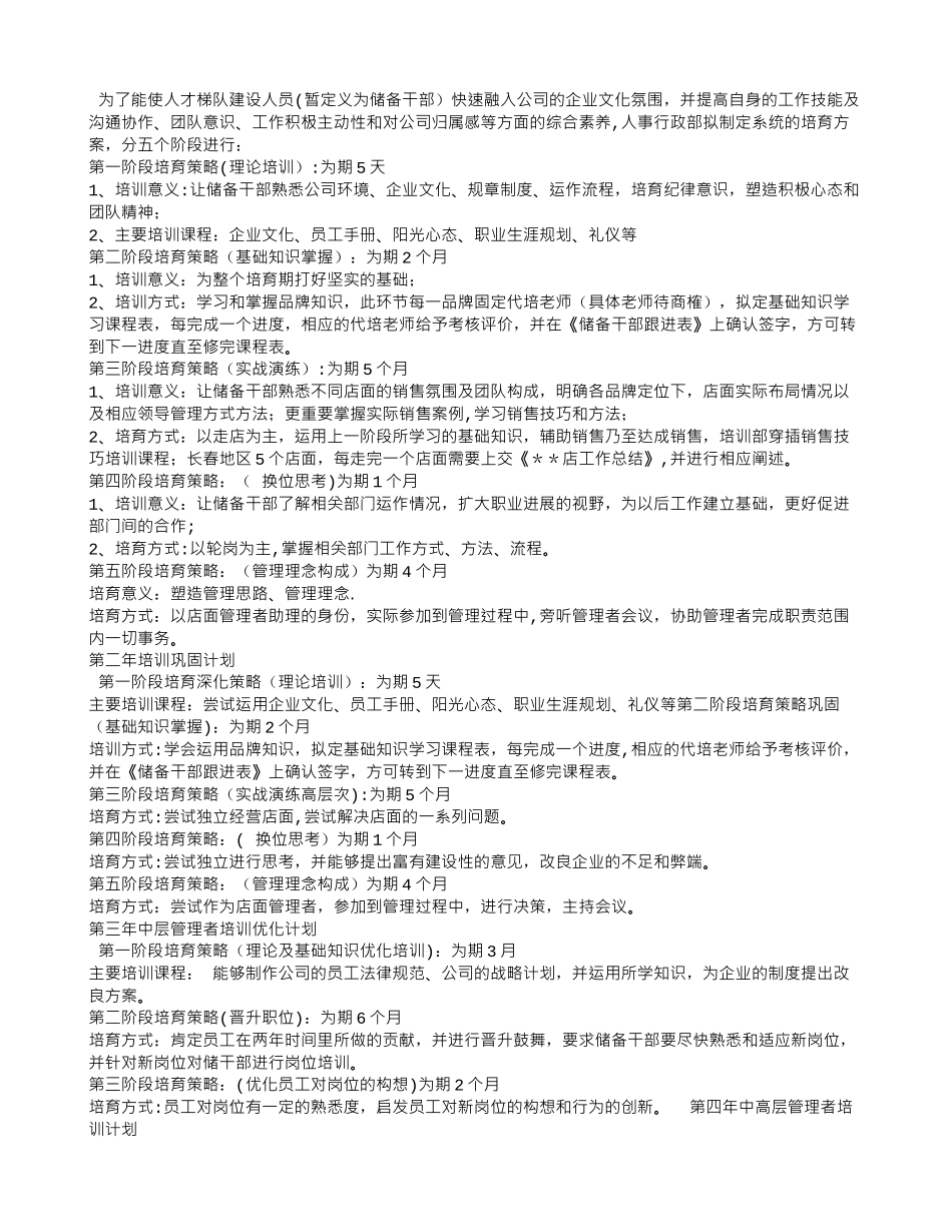 储备干部学习计划_第2页