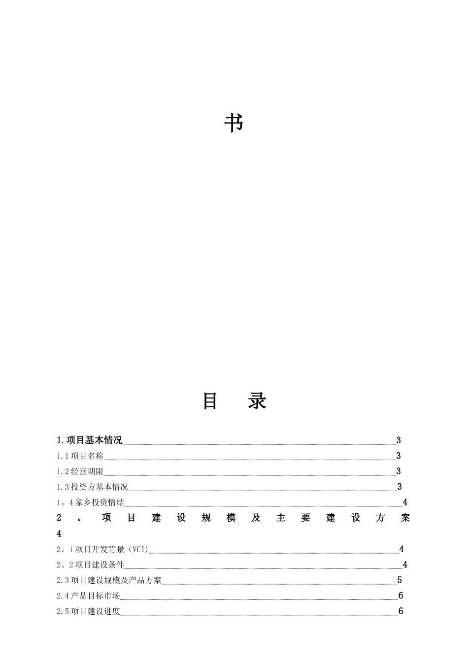 儿童用品-商业计划书_第2页