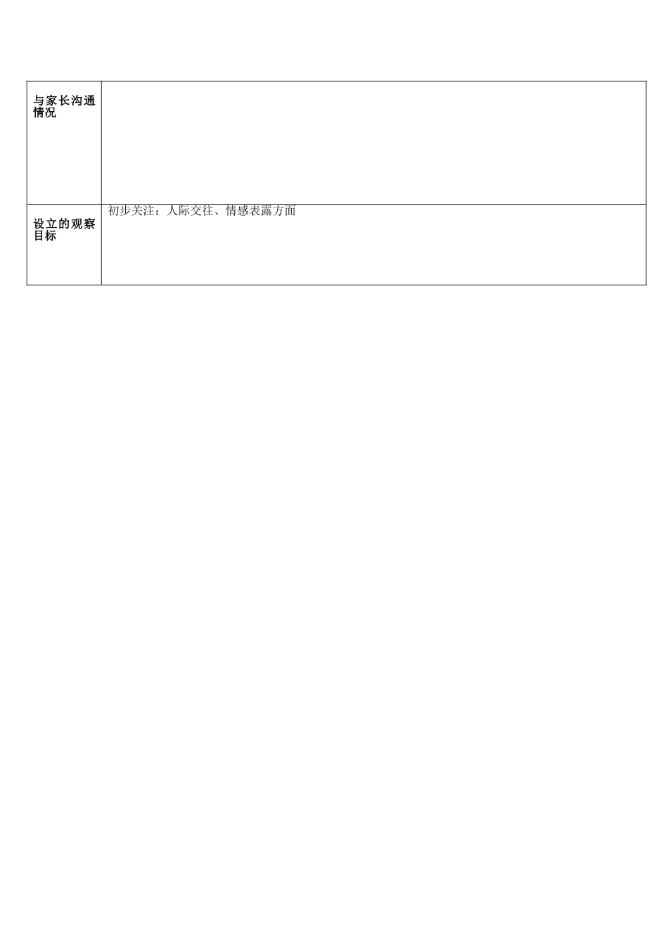 儿童行为观察记录表_第2页