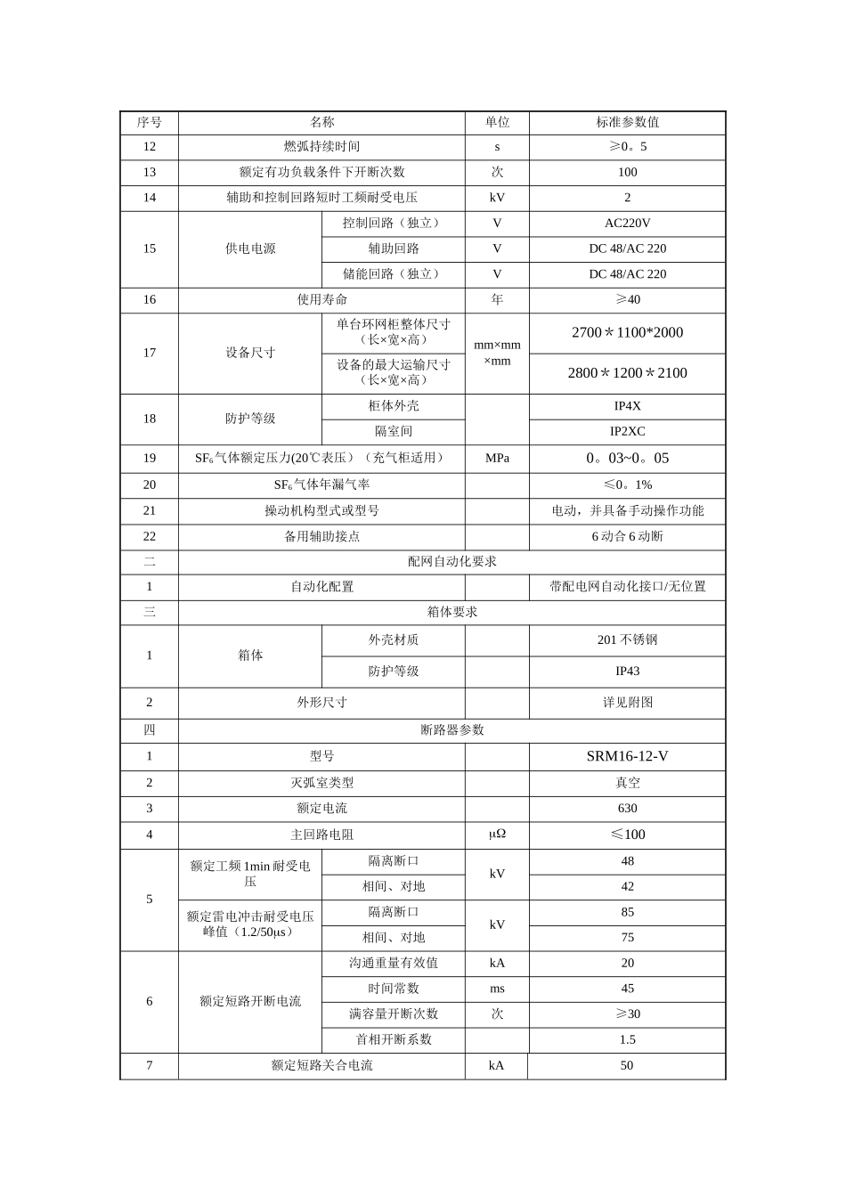 充气柜技术协议_第3页