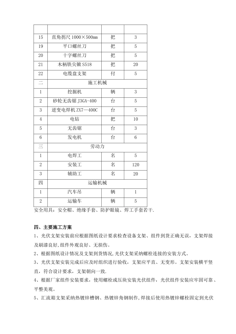 光伏场区电气设备安装施工方案_第3页