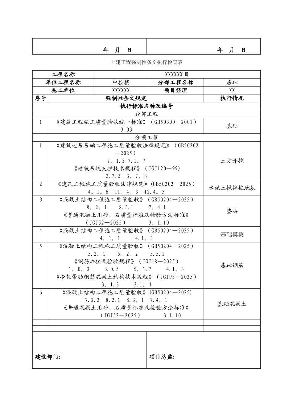光伏电站-强制性条文执行检查表_第3页