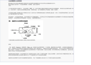光电倍增管使用特性