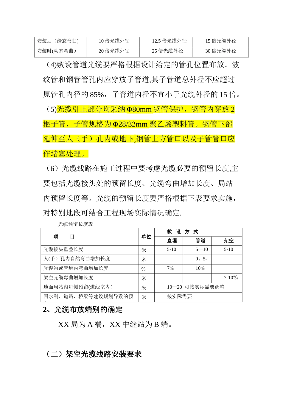光缆施工规范及要求_第2页
