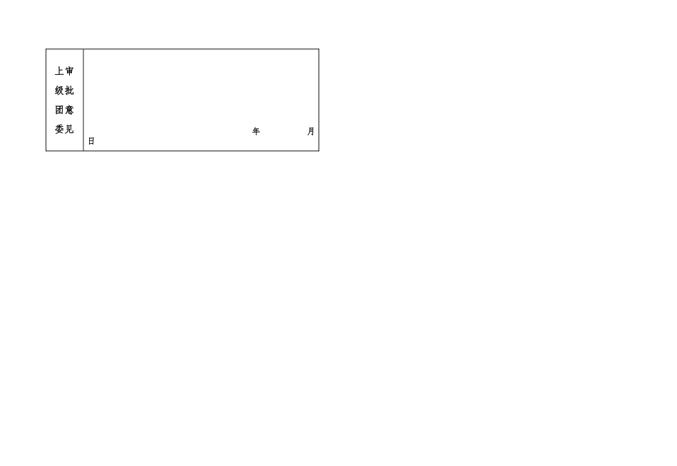 入团志愿书表格模版_第3页