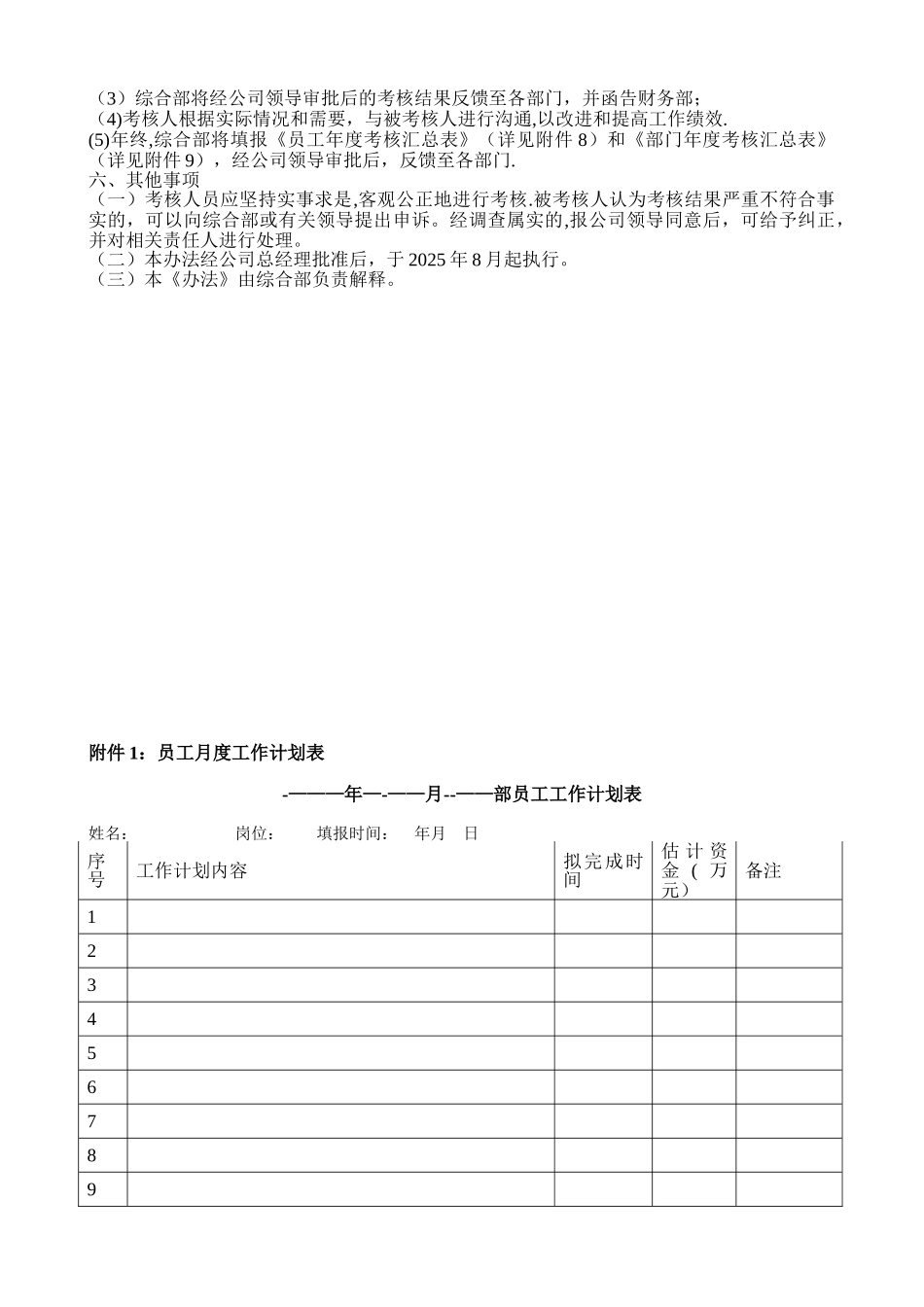 全套公司绩效考核办法65417_第3页