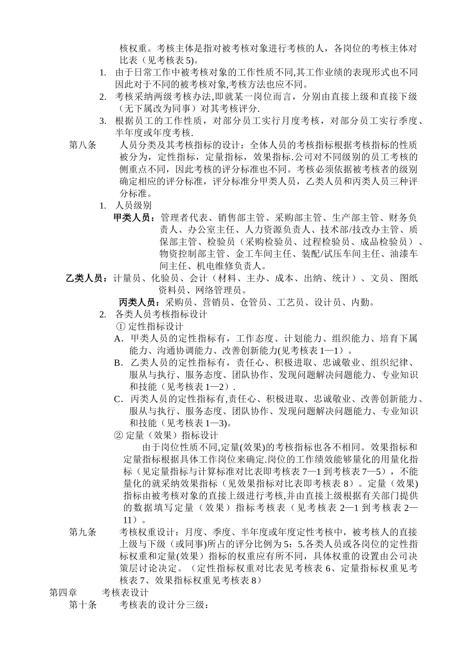 全套绩效考核表_第3页